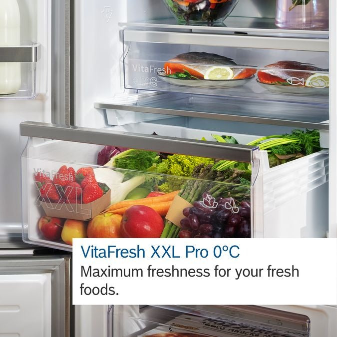 Bosch KGN392LAF 70/30 Freestanding Frost Free  Fridge Freezer