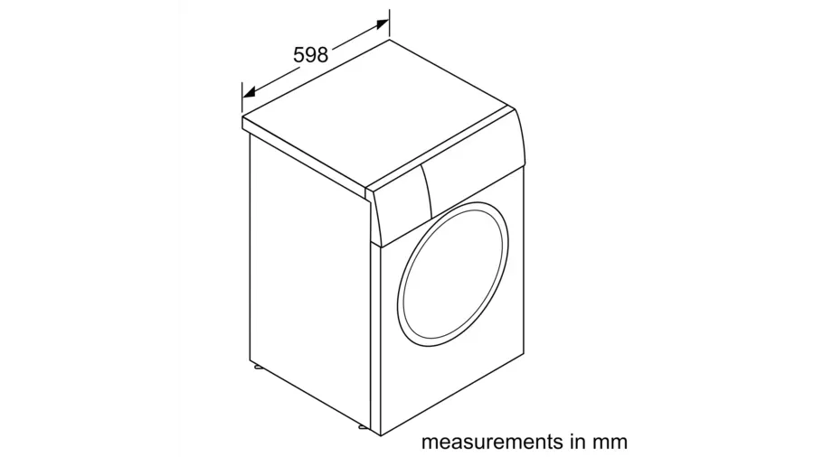Bosch WAN28258GB 8Kg Freestanding Washing Machine