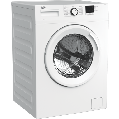 Beko WTK82041W 8Kg Freestanding Washing Machine