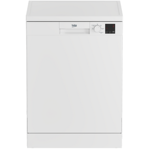 Beko DVN05C20W Freestanding Full Size Dishwasher