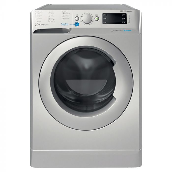 Indesit BDE86436XSUKN 8/6kg Freestanding Washer Dryer